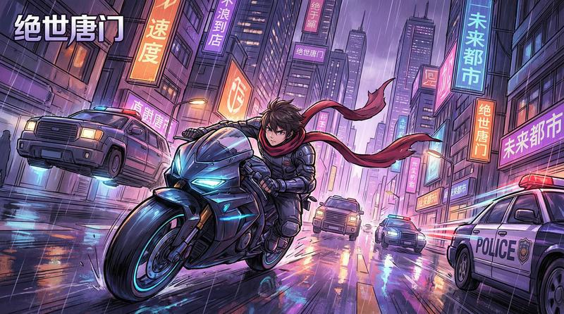 抖音风赛博朋克特效视频